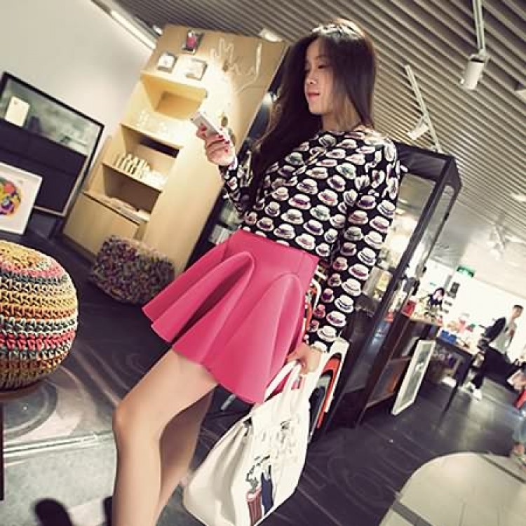 J41430 Gonna bouffant con cerniera laterale-8