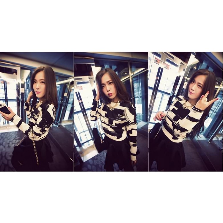 J41430 Gonna bouffant con cerniera laterale-3