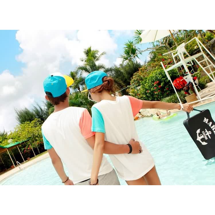 J76260 Set coppia di t-shirt e pantaloncini con stampa di lettere a colori Contract per ragazza-4