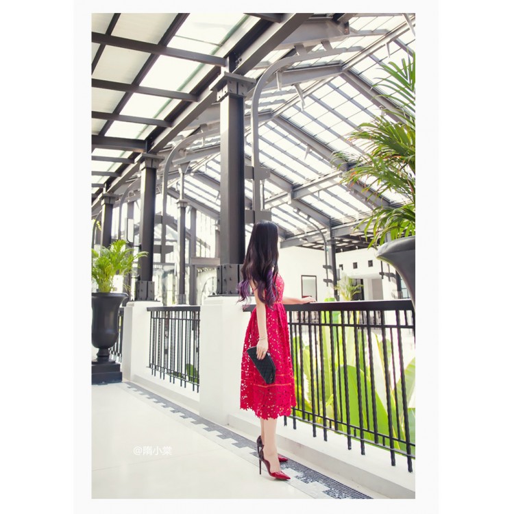 TE8811NZY Abito lungo in pizzo gallus in vendita calda-3