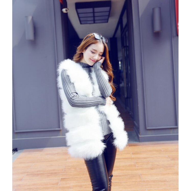 TE1121SLQL Blusa ampia a righe strette con maniche a pipistrello stile inglese-7