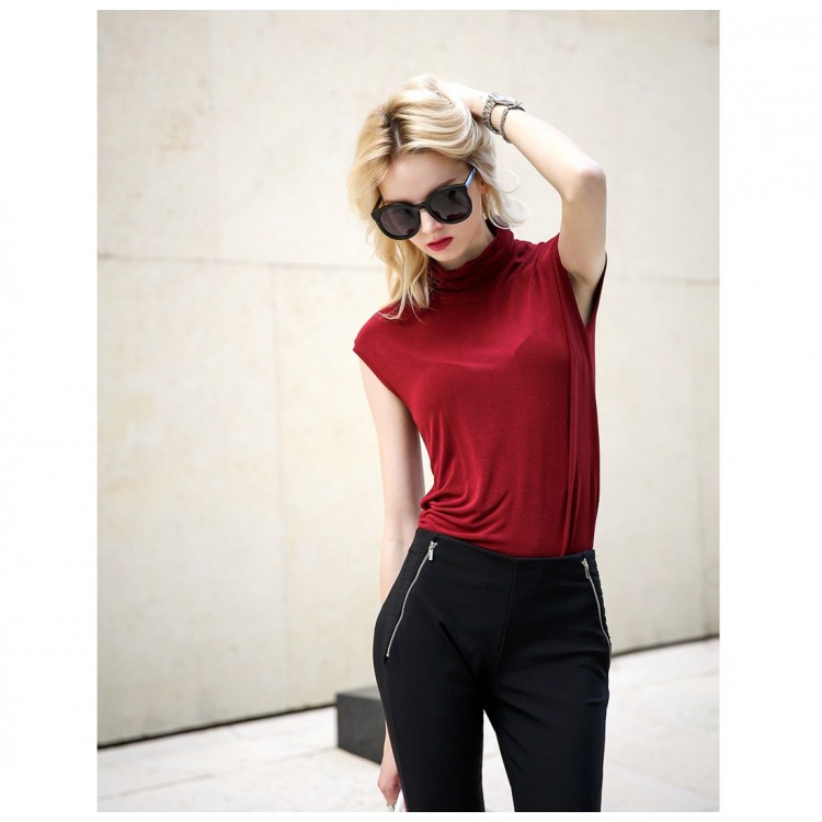 TE1428GJ Gilet dolcevita casual alla moda europea e cardigan ampio in due pezzi-3