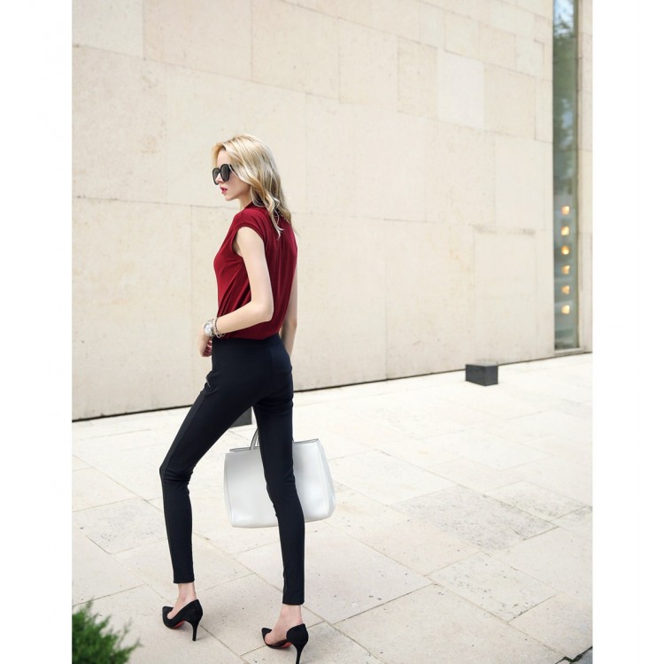 TE1428GJ Gilet dolcevita casual alla moda europea e cardigan ampio in due pezzi-4