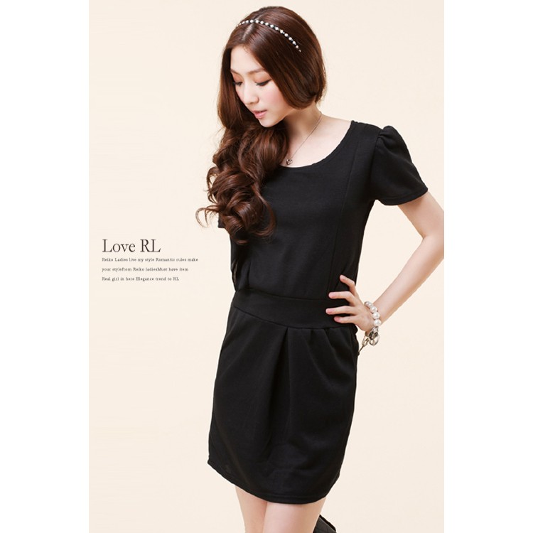 TE1271GJWL Abito dalla vita sottile e confortevole alla moda coreana-1