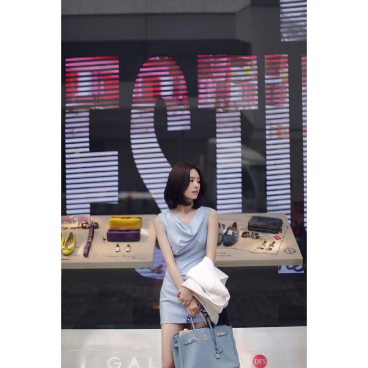 TE1295GJWL Abito slim alla moda coreana dal temperamento elegante-1