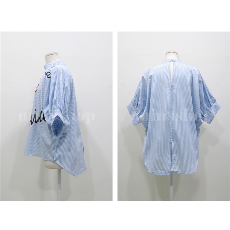 TE1299GJWL Camicia alla moda con decorazione di perline e lettere artistiche in nuovo stile-6