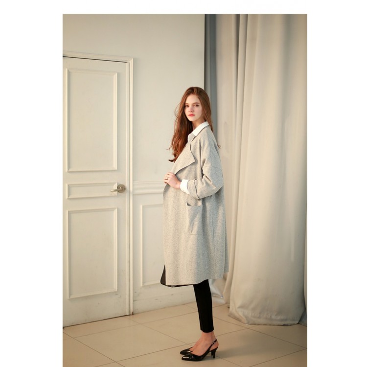 TE1382GJWL Cappotto a vento casual sciolto alla moda europea di nuovo stile con cintura-5