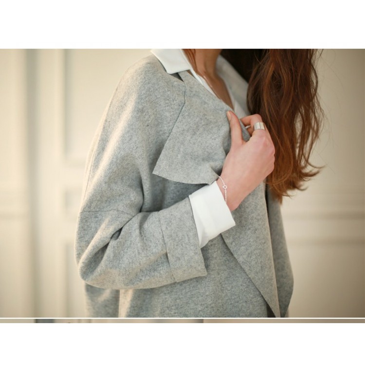 TE1382GJWL Cappotto a vento casual sciolto alla moda europea di nuovo stile con cintura-6