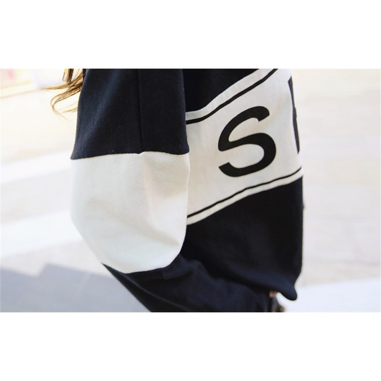 TE1508GJWL Tuta sportiva ampia con stampa di giunture casual-5