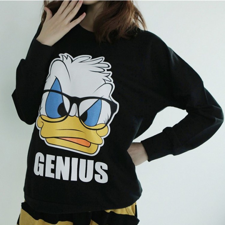 TE1513GJWL T-shirt comoda e casual con stampa cartoon joker-4