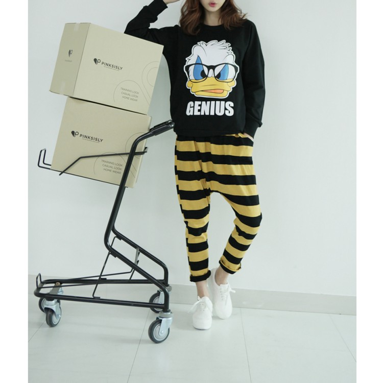 TE1513GJWL T-shirt comoda e casual con stampa cartoon joker-1