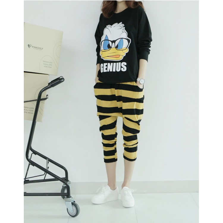 TE1513GJWL T-shirt comoda e casual con stampa cartoon joker-2