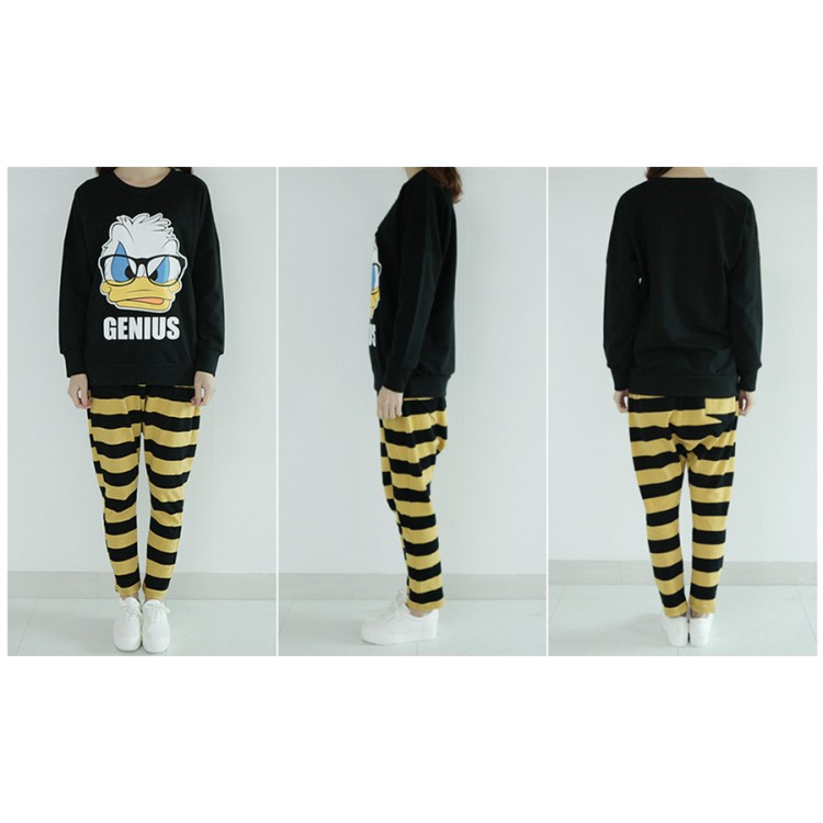 TE1513GJWL T-shirt comoda e casual con stampa cartoon joker-3