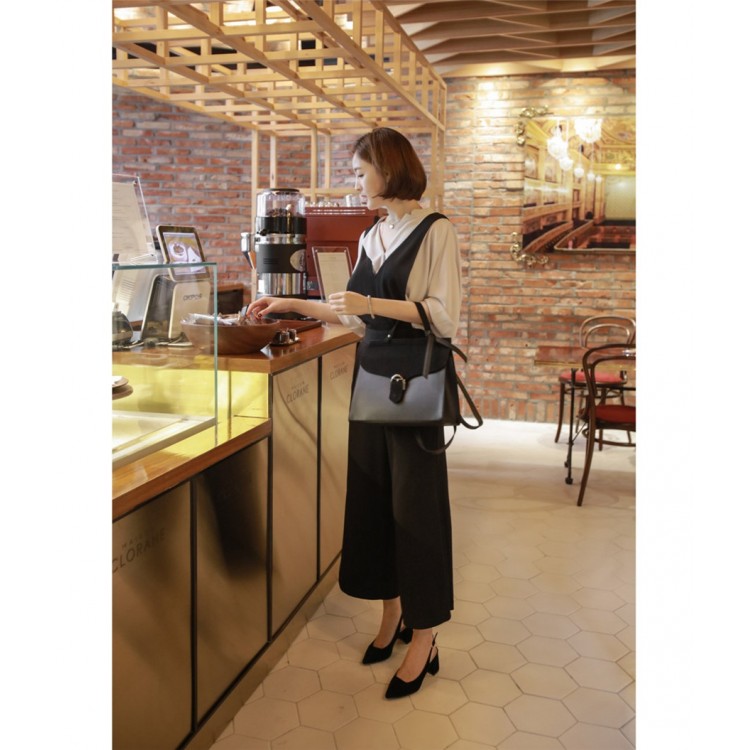 TE1516GJWL Pantaloni dritti con bretelle Joker-1