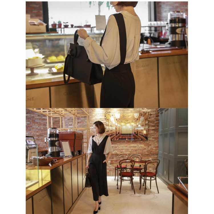 TE1516GJWL Pantaloni dritti con bretelle Joker-2