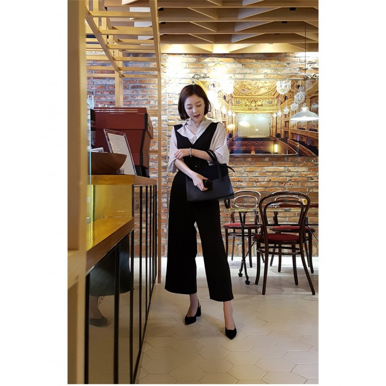 TE1516GJWL Pantaloni dritti con bretelle Joker-4