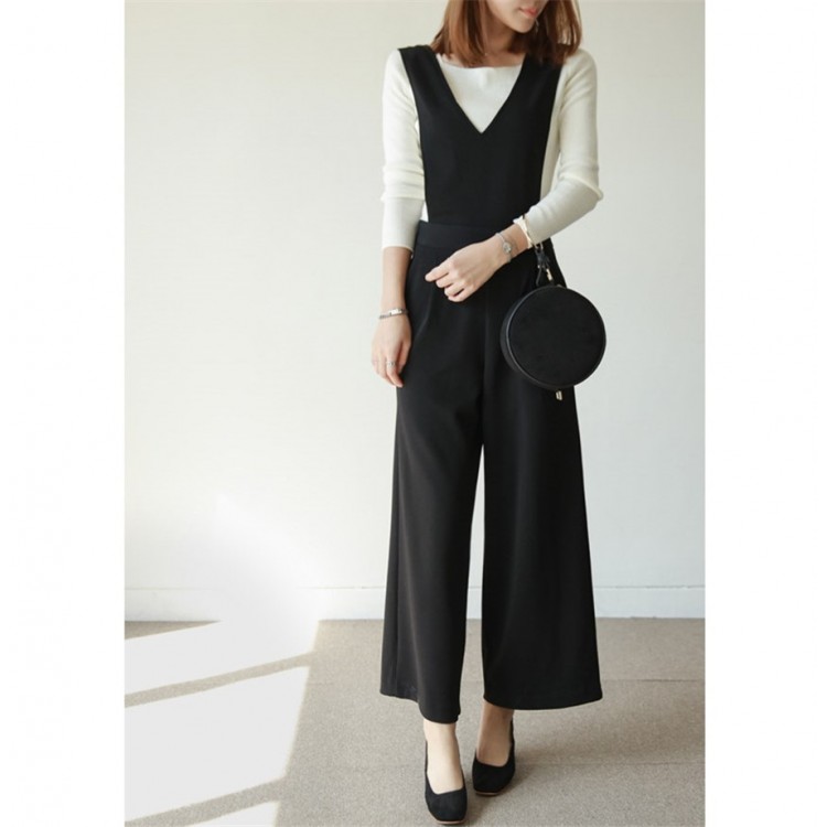 TE1516GJWL Pantaloni dritti con bretelle Joker-5