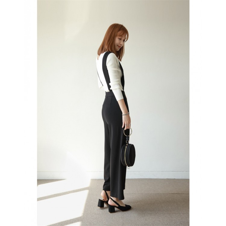 TE1516GJWL Pantaloni dritti con bretelle Joker-6