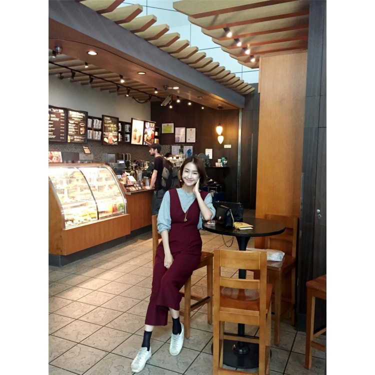 TE1516GJWL Pantaloni dritti con bretelle Joker-8