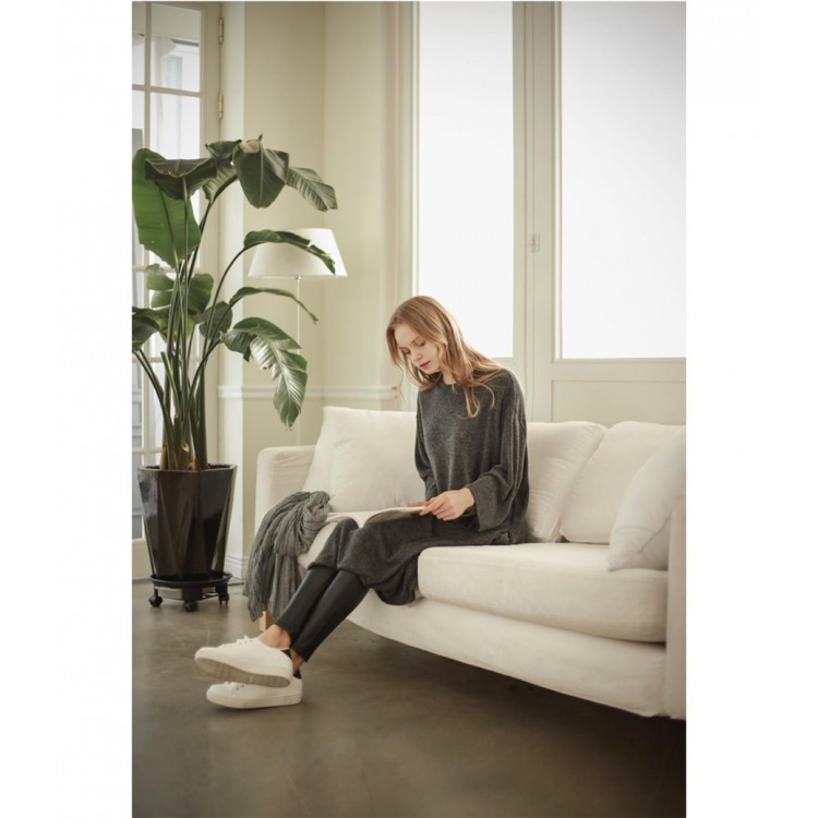 TE1520GJWL Comodo abito lungo autunno jolly in floccato di lana addensata-2