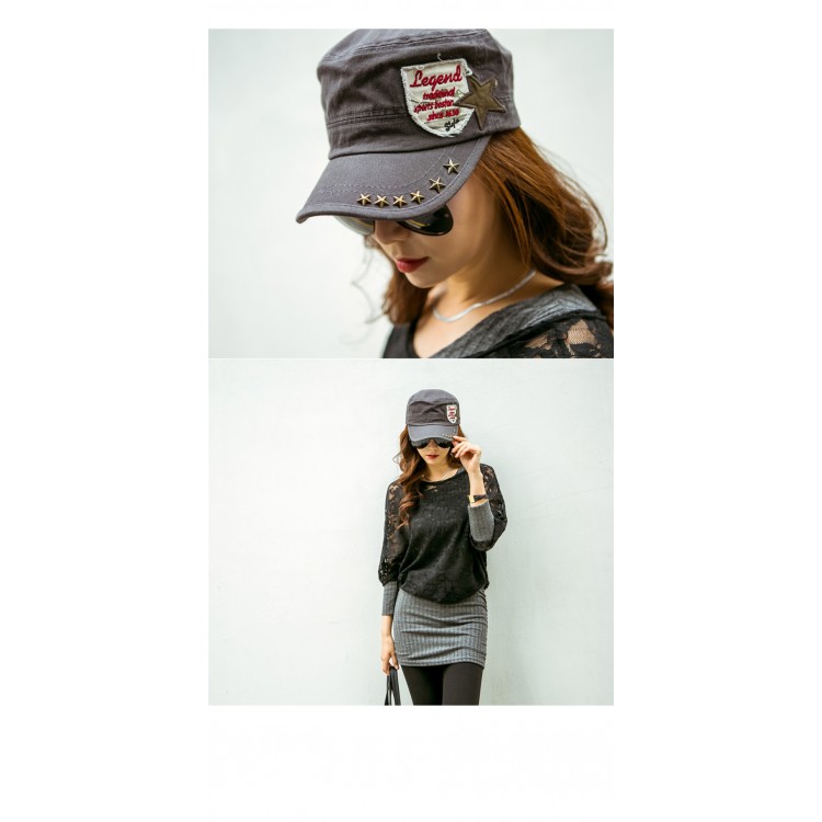 TE1530GJWL Abito in due pezzi finto con maniche a pipistrello e giunture in pizzo stile autunnale-1