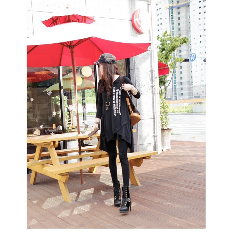 TE1539GJWL Abito irregolare con stampa joker in nuovo stile autunnale-5