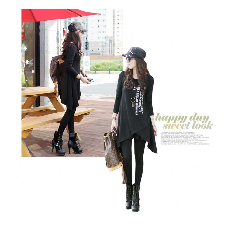 TE1539GJWL Abito irregolare con stampa joker in nuovo stile autunnale-8