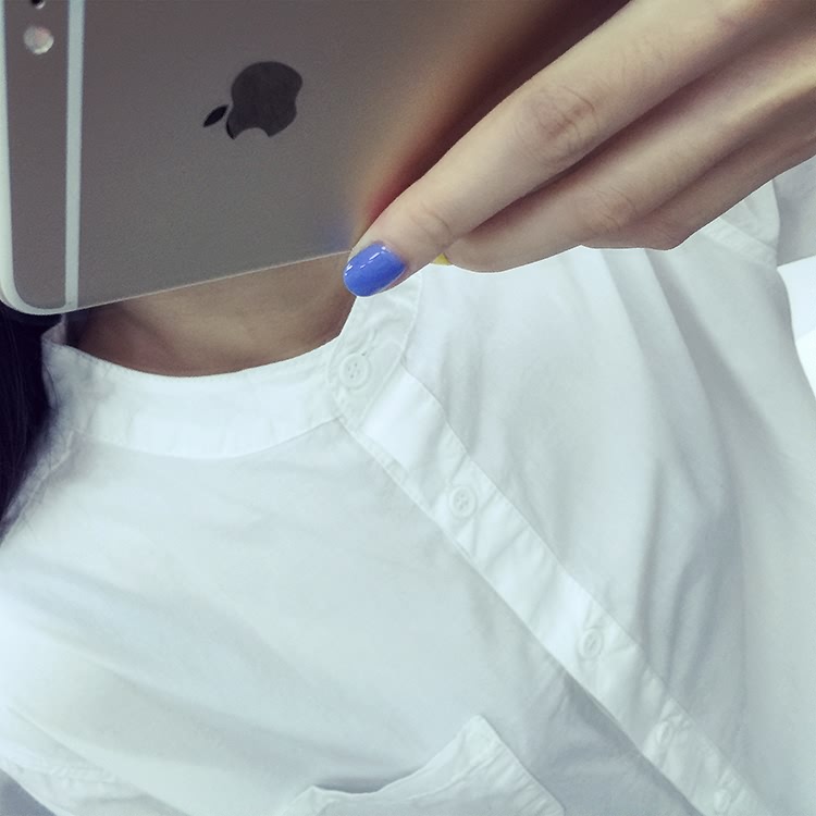 TE1630MLCS Camicia bianca con tasche e colletto rialzato-3