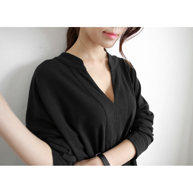 TE2176ALFS T-shirt lunga jolly ampia e comoda alla moda primaverile-3