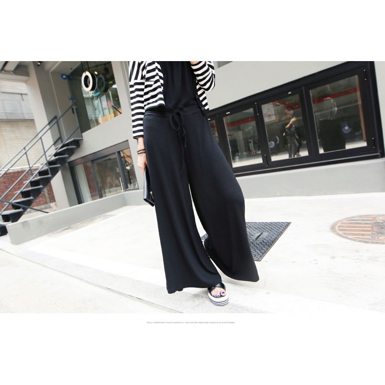 TE2206ALFS Tuta casual comoda e alla moda con gamba ampia-4