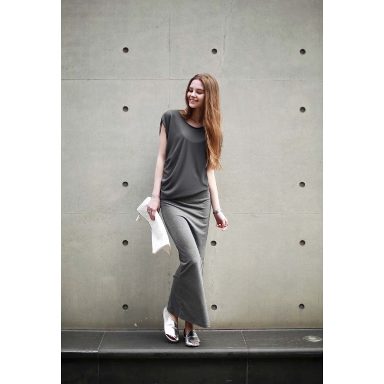 TE2216ALFS Maxi vestito slim slim in due pezzi finti alla moda europea-7