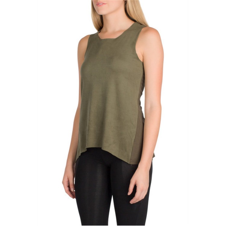 TE2282XYD T-shirt senza maniche con giunzione a colori a contatto di vendita calda di moda europea-4