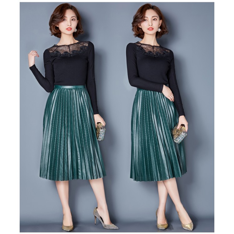 TE3005WSSP Camicia con supporto in fodera di lana con giunture in pizzo a rete di grandi dimensioni di nuovo stile-2