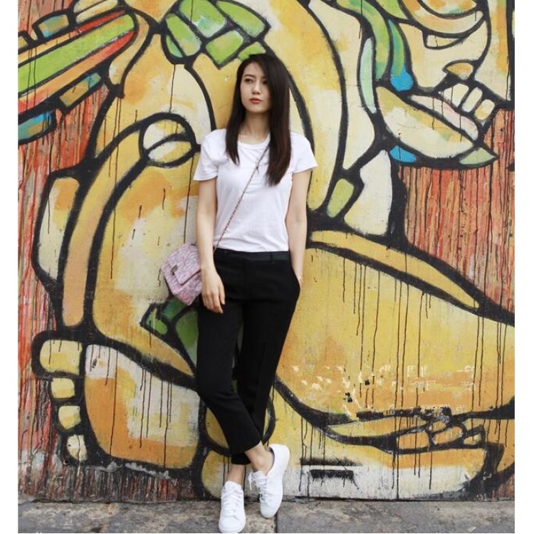 TE370CSYS T-shirt bianca semplice-2