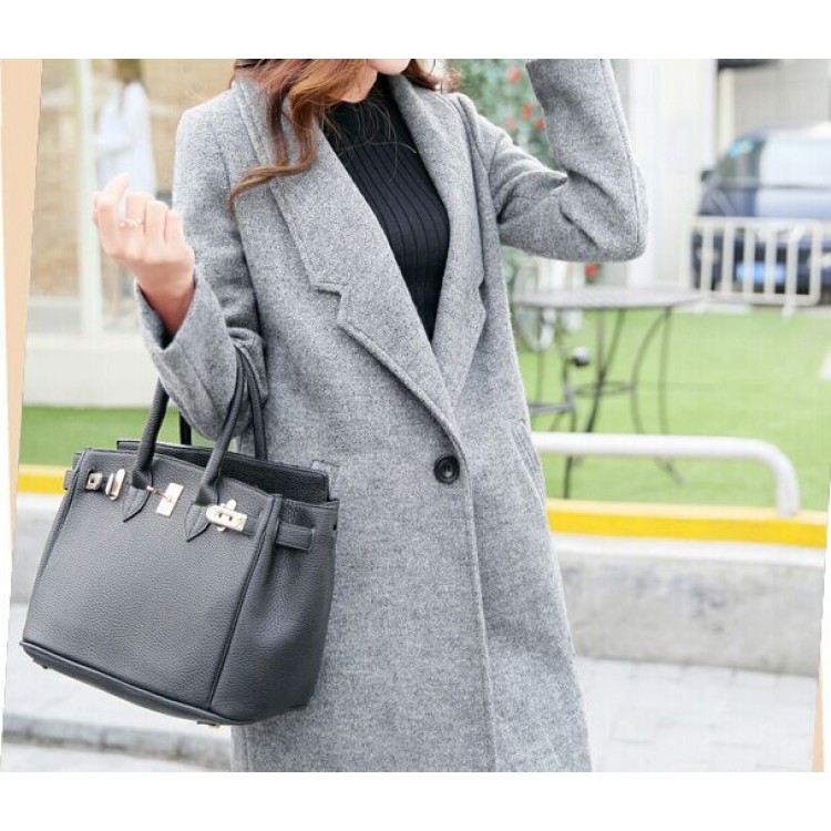 TE3925MY Cappotto trendy in lana modello cocoon alla moda coreana-2