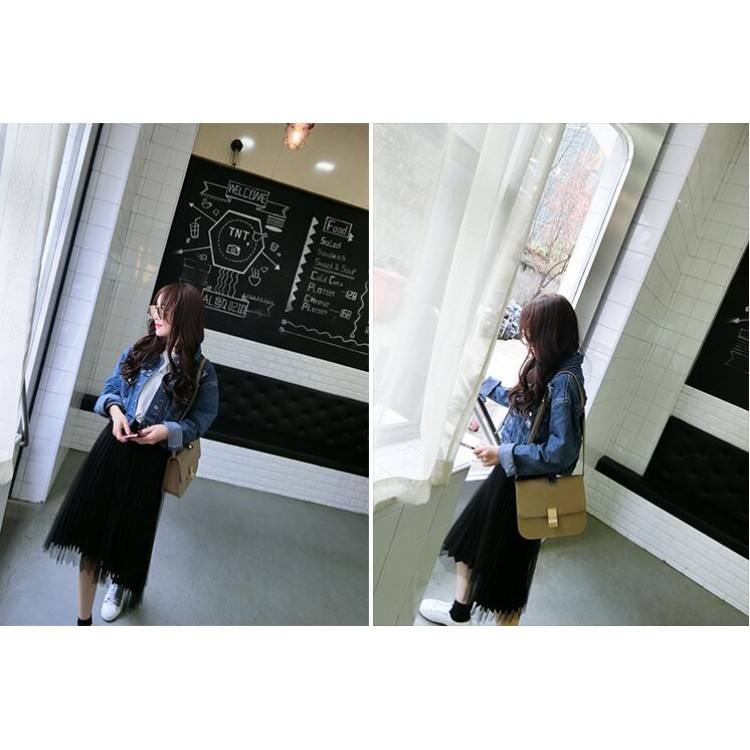 TE5098DDFS Giacca in denim ampio con fori dal nuovo stile-6