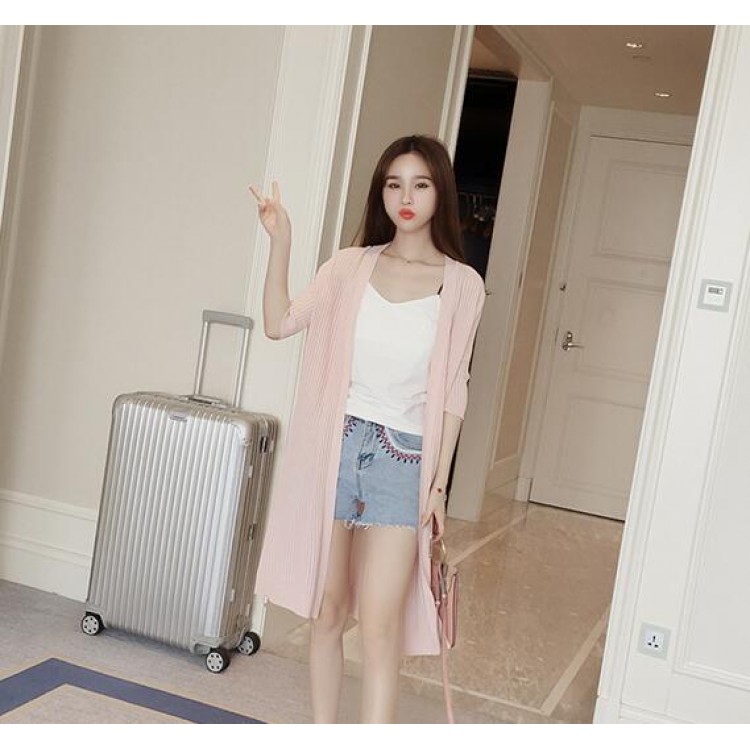 TE5142DDFS Shorts in denim casual slim larghi con vita impero-3