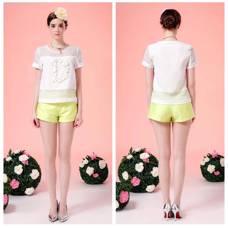 TE5836NS Pantaloncini dritti jolly slim nel nuovo stile-3