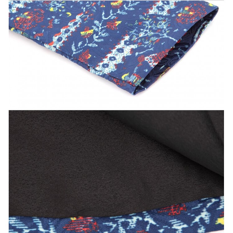 TE5851NS Abito con stampa vita impero alla moda europea-5