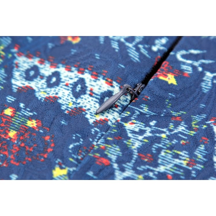 TE5851NS Abito con stampa vita impero alla moda europea-6