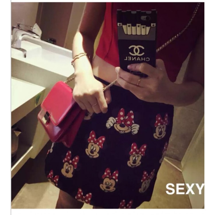 TE6115YZL Gilet slim con scollo a V e scritta con stampa cartoon-5