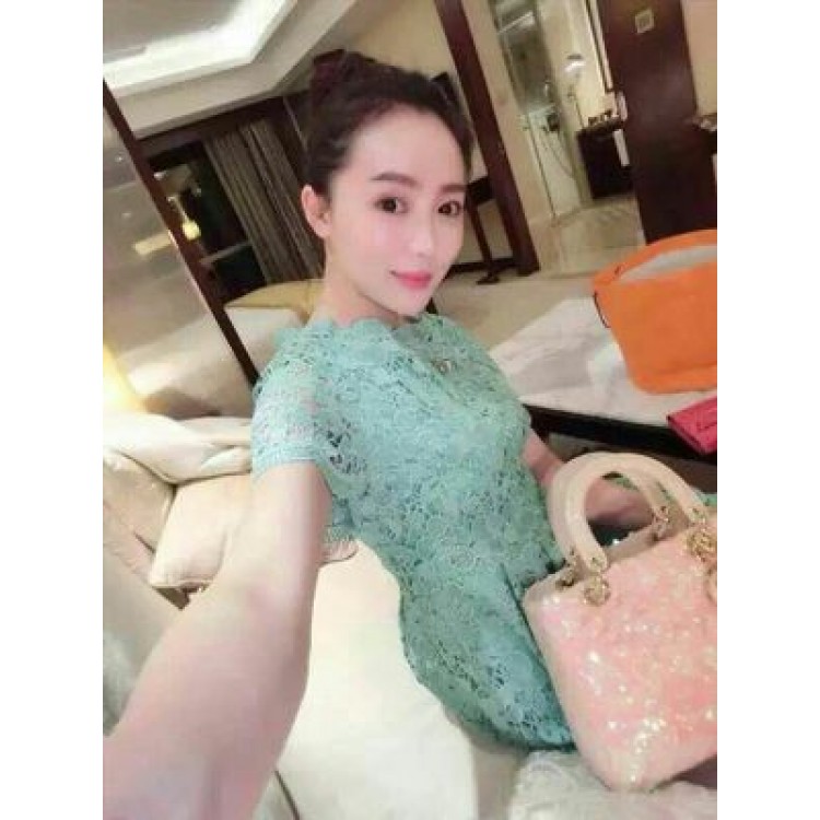 TE7319MYSS Abito da debuttante in pizzo all'uncinetto per la moda estiva-1