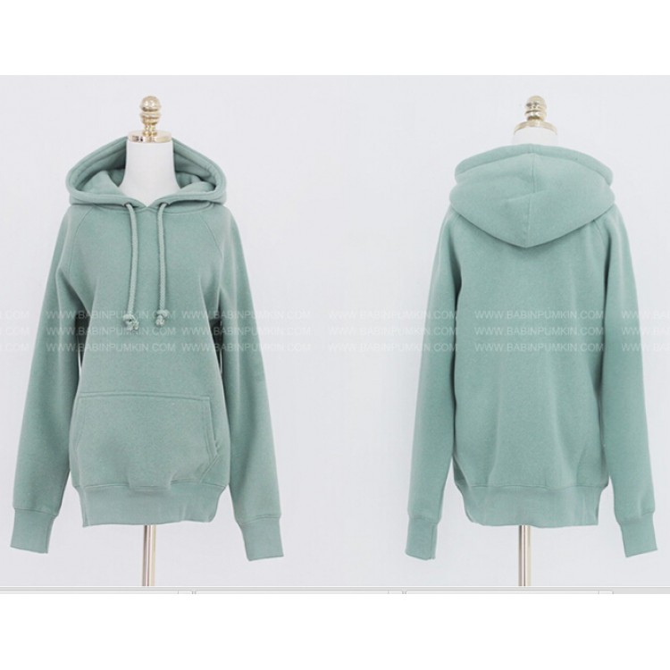 TE6383DLL Felpa con cappuccio semplice in colore puro, moda autunnale-5