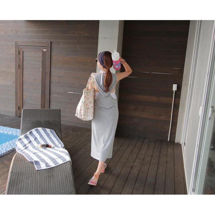 TE6397YZS Abito senza maniche con personalità con stampa di lettere alla moda e cappuccio-4