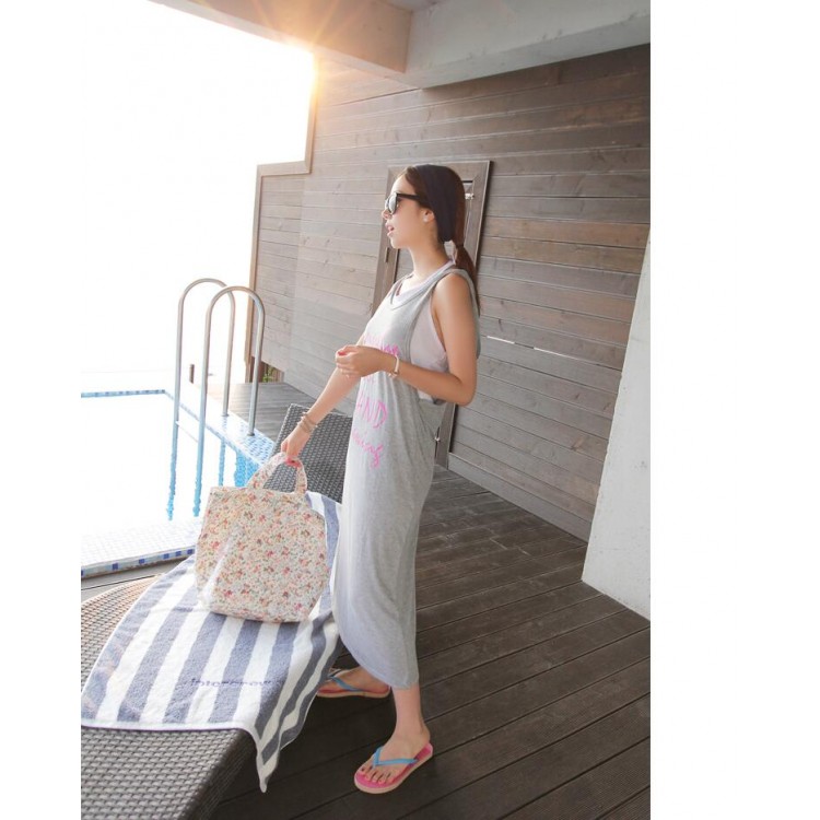 TE6397YZS Abito senza maniche con personalità con stampa di lettere alla moda e cappuccio-5