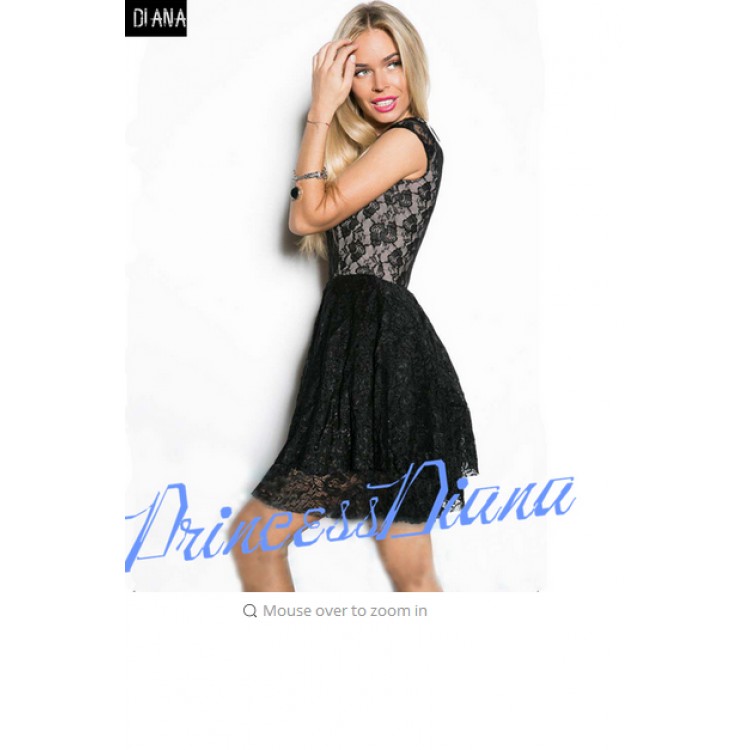 TE65126YWQS Abito in vita sottile alla moda in pizzo nuovo stile-1