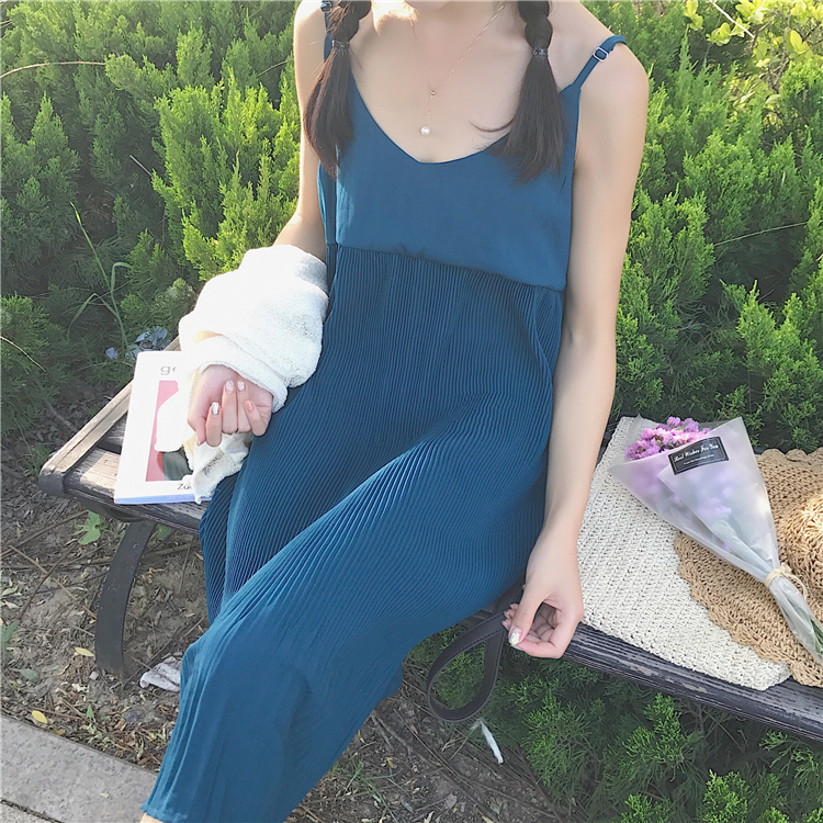 TE6665SEEME Abito lungo con reggicalze a pieghe-4