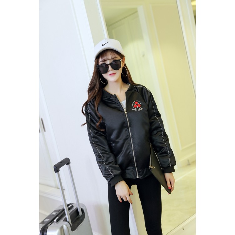 TE681YRYY Cappotto da baseball da indossare su due lati con ricamo moda coreana autunnale 2016-5