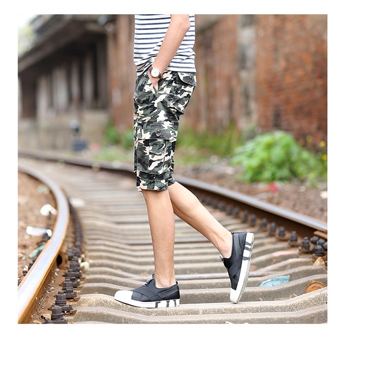 TE702LDZ Quinti pantaloni da spiaggia casual mimetici estivi-2