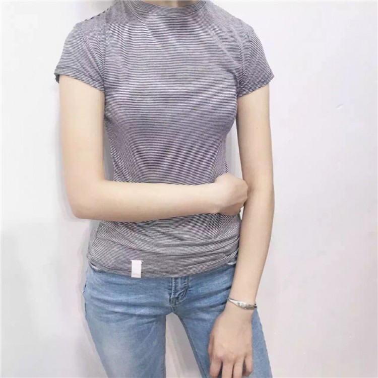 TE7592SSCL Comoda t-shirt joker a righe classiche-1